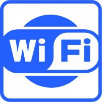 Наклейка информационная "Вай-фай" маленькая