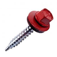 Кровельный саморез  для деревянного профиля оцинкованный RAL 3003