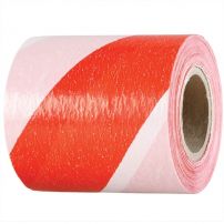 Лента сигнальная, бело-красная