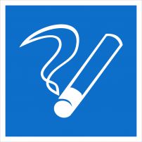 Наклейка "Место курения" D03 (200х200 мм) EKF PROxima