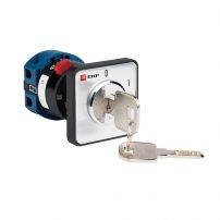 Переключатель кулачковый ПК-1-113 25А 3P «0-1»  с ключом EKF PROxima