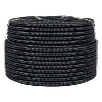 Труба гибкая гофрированная ПНД  d16мм, тяжёлая с протяжкой, 100м, EKF PROxima