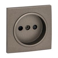 Лицевая панель Валенсия розетки 1-местной без заземления, с защитной шторкой, 10А EKF PROxima