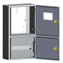 Щит учетный ЩУРн-3/12 два отсека (БУР) (540х300х160) IP54 EKF PROxima