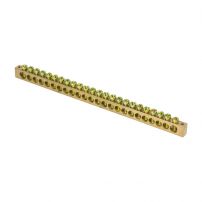 Шина PEN "ноль-земля" (8х12мм) 24 отверстия, латунь EKF PROxima