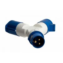 Розетка двухлучевая 1012-214 3Р+РЕ 16А 380В IP44 EKF PROxima