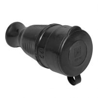 Розетка переносная, с защитной крышкой, каучуковая 230В 2P+PE 16A IP44 EKF PRO