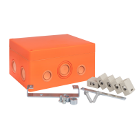 Коробка распаячная огнестойкая (176х126х74) 5 кк/1,5-16мм²/12 мв IP66 EKF PROxima