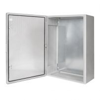Щит пластиковый с монтажной платой, прозрачная дверь 800х600х260 мм IP65 EKF PROxima