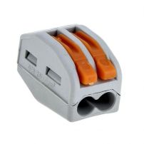 Строительно-монтажная клемма СМК 222-412 с рычагом 2 отверстия 0,08-2,5мм2 EKF PROxima