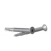 Саморез в потай DIN 7504Р со сверлом, потай, цинк (Китай)