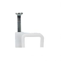 Скоба крепежная квадратная (плоская) (8мм) (50шт.) EKF PROxima