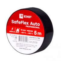 Изолента ПВХ 15ммх5м, EKF SafeFlex