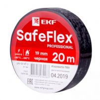 Изолента ПВХ 19ммх20м, EKF SafeFlex