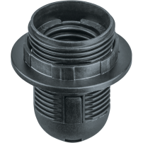 Патрон электрический Navigator NLH-PL-R1-E27-BL пласт.люстровый с кольцом