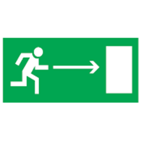Набор наклеек Navigator "Направление к эвакуационному выходу"