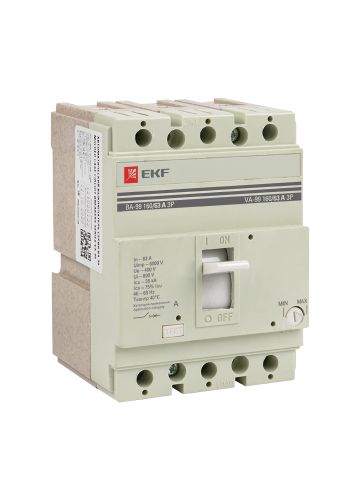 Выключатель автоматический ВА-99 160/63А EKF PROxima 3Р