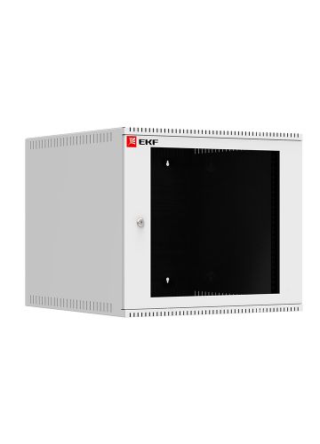 Шкаф телекоммуникационный настенный 9U (600х650) дверь стекло, Astra A серия EKF Basic