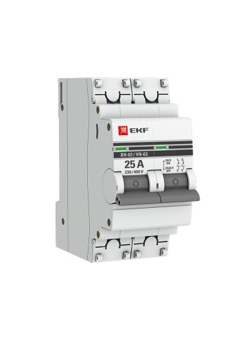 Выключатель нагрузки 2P  25А ВН-63 EKF PROxima