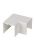 Поворот 90 гр° (25х25) (4 шт) Plast EKF PROxima, белый (abw-25-25x4)