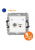 Розетка TV+комп. F(SAT)+1xRJ45 Karlik MINI, белый (MGFK-1)