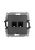 Розетка компьютерная двойная 2xRJ45 cat. 5e Karlik MINI, графитовый матовый (28MGK-2)