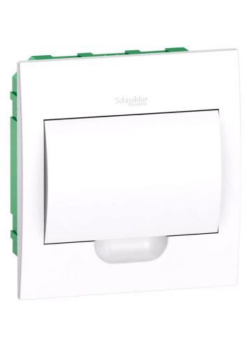 Корпус EasyBox встраиваемый с белой дверью 1 ряд/8 мод (EZ9E108P2FRU)