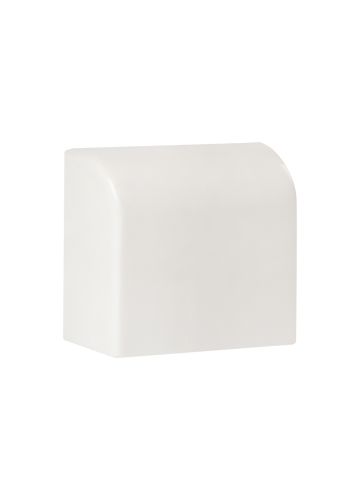 Заглушка (40х25) (4 шт) Plast EKF PROxima, белый (ecw-40-25x4)