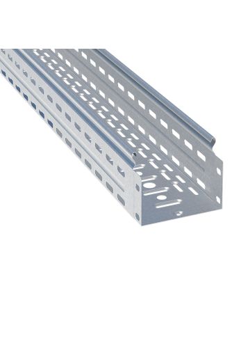 Лоток перфорированный металлический 100х300х3000-0,8мм (12м) HDZ EKF (L10030001-HDZ)