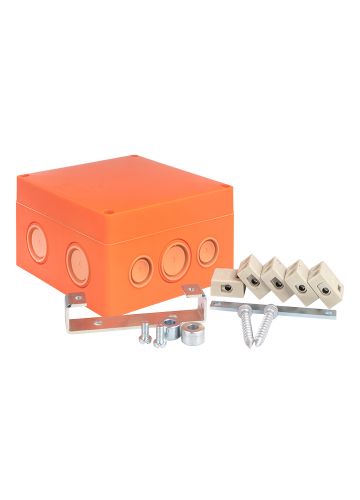 Коробка распаячная огнестойкая (126х126х74) 5 кк/1,5-10мм²/12 мв IP66 EKF PROxima (plc-kmrf-126-510)