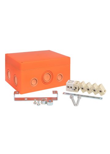 Коробка распаячная огнестойкая (176х126х74) 5 кк/1,5-10мм²/12 мв IP66 EKF PROxima (plc-kmrf-176-510)