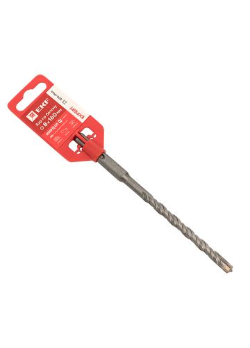 Бур по бетону SDS-plus 8х110 мм (4 резца)(4S спираль) EKF Expert (db-8-110-4x4)